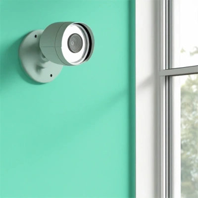 Bloomington vivint camera facing a window
